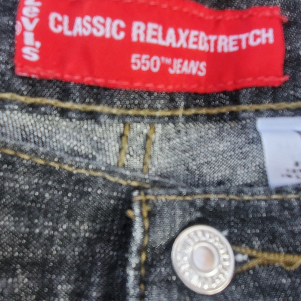Levi's 550 Relaxed Fit Stretch Taper Leg Jeans Women's Size 8 EUC - Picture 8 of 10